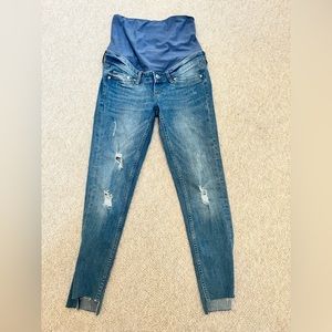 H&M MAMA High Panel Maternity Jeans - Size 2